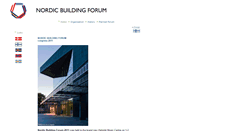 Desktop Screenshot of nordicbuildingforum.fi